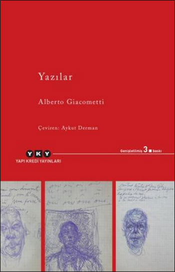 Yapı Kredi Yayınları Yazılar - Giacometti - Alberto Giacometti kitap kapağı