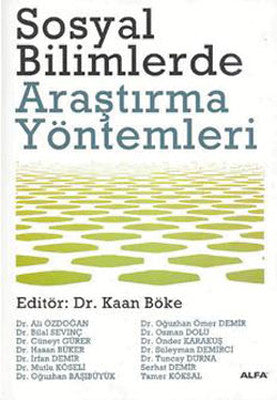 Sosyal Bilimlerde Araştırma Yöntemleri | Alfa Yayınları