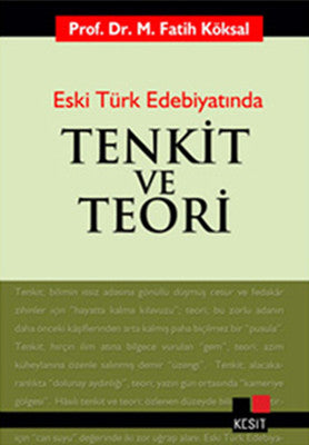 Eski Türk Edebiyatında Tenkit ve Teori | Kesit Yayınları