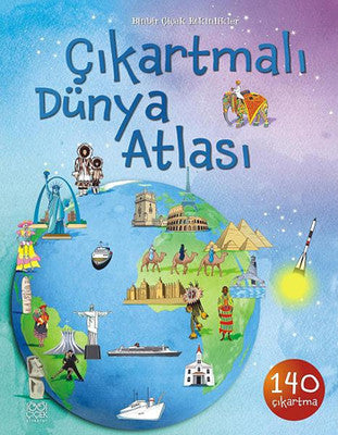 Çıkartmalı Dünya Atlası - Ülkelerin Özellikleri | 1001 Çiçek