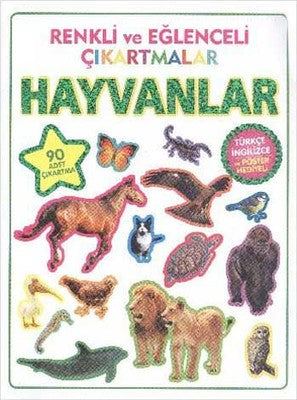 Renkli ve Eğlenceli Çıkartmalar - Hayvanlar | Parıltı Yayınları