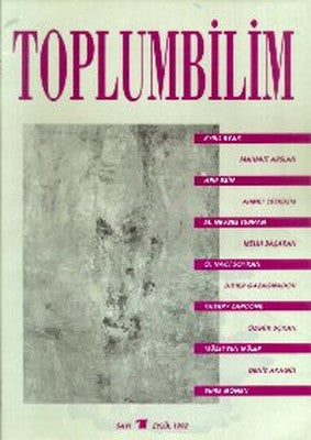 Toplumbilim Sayı: 1 | Bağlam Yayıncılık