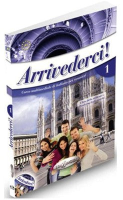 Arrivederci 1 (Ders Kitabı ve Çalışma Kitabı +CD) İtalyanca Temel Seviye | Nüans