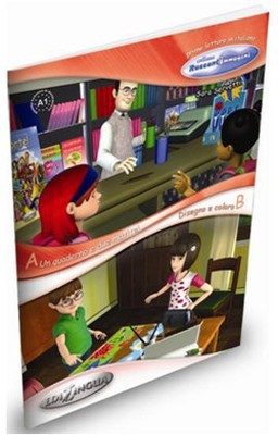 Un Quaderno e Due Matite - Disegno e Coloro (İtalyanca Okuma Kitabı 6-11 Yaş) Temel Seviye(A1) | Nüans