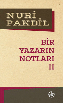 Bir Yazarın Notları 2 | Edebiyat Dergisi Yayınları