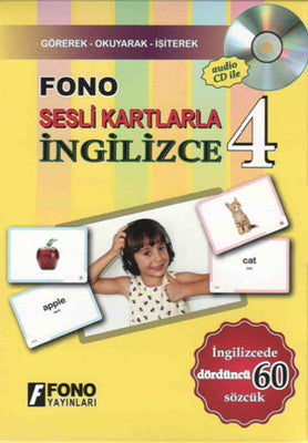 Fono Sesli Kartlarla İngilizce 4 (Cd'li) | Fono Yayınları