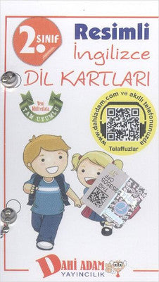 Dahi Adam 2. Sınıf Resimli İngilizce Dil Kartları | Dahi Adam Yayıncılık