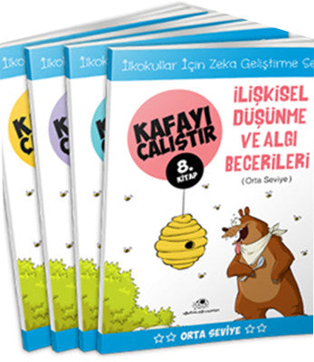 Kafayı Çalıştır Seti (Orta Seviye) - 4 Kitap Takım | Uğurböceği (İnce Kapak)