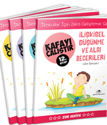 Kafayı Çalıştır Seti (Zor Seviye) - 4 Kitap Takım | Uğurböceği