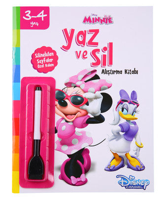 Disney 3-4 Yaş Yaz ve Sil Minnie | Doğan ve Egmont Yayıncılık