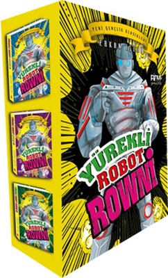 Yürekli Robot Rowni Seti - 3 Kitap Kutulu | Pinus Kitap