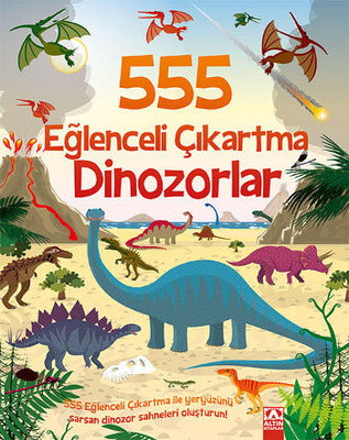 555 Eğlenceli Çıkartma Dinozorlar | Altın Kitaplar