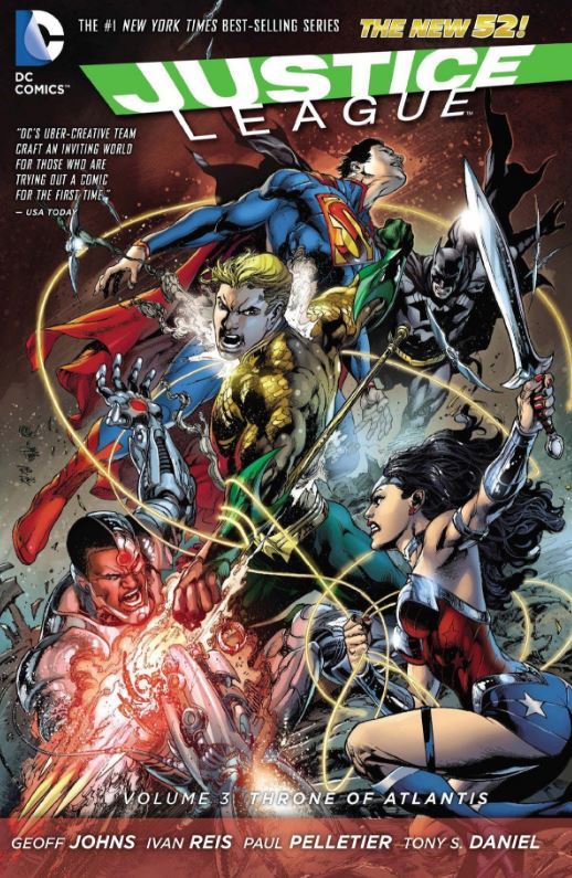 Justice League Volume 3: Throne of Atlantis - Geoff Johns kitap kapağı