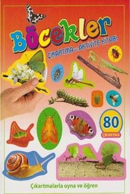 Böcekler Çıkartma ve Aktivite Kitabı | Parıltı Yayınları
