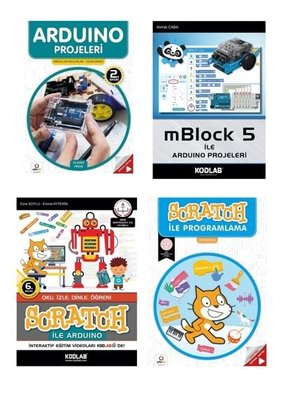 Scratch ile Arduino Eğitim Seti-4 Kitap Takım | Kodlab (Ciltli)