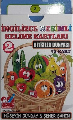 Bitkiler Dünyası-İngilizce Resimli Kelime Kartları 2 | Emin Yayınları