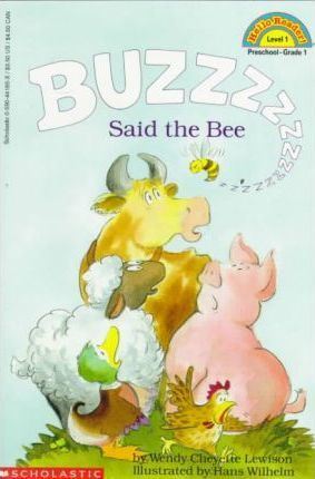Buzz Said the Bee Grade 1 Hello Reader - Wendy Cheyette Lewison kitap kapağı