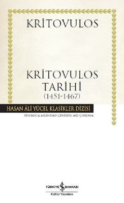 Kritovulos Tarihi 1451-1467 | İş Bankası Kültür Yayınları