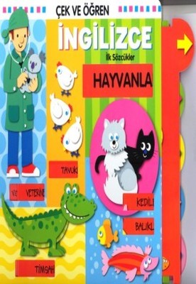 Çek ve Öğren İngilizce-Hayvanlar | Çiçek Yayıncılık