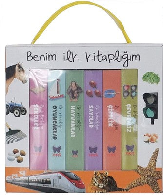 Benim İlk Kitaplığım Turuncu-6 Kita | Net Çocuk Yayınları (İnce Kapak)
