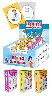 İngilizce Kelime Kartları-30 Kutu | Damla Publishing