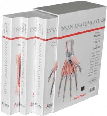 İnsan Anatomisi Atlası-3 Cilt Takım | Atlas Akademi Yayınları (İnce Kapak)