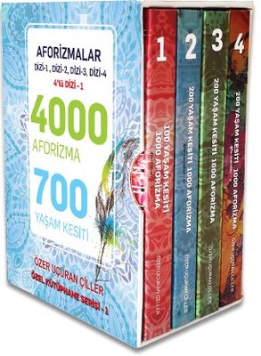 Özer Uçuran Çiller – Aforizmalar Serisi - 4 Kitap Takım Kutulu | Marnet Yayıncılık (İnce Kapak)