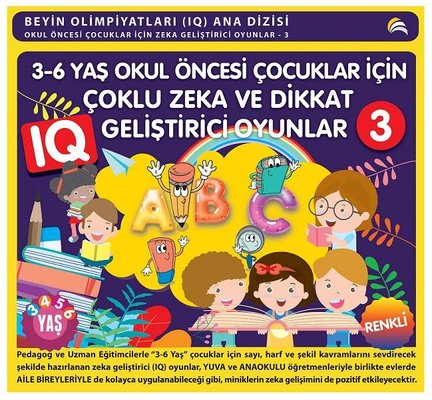3-6 Yaş Okul Öncesi Çocuklar için Çoklu Zeka ve Dikkat Geliştirici Oyunlar-3 | Ekinoks