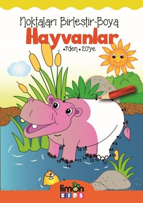 Noktaları Birleştir-Boya Hayvanlar | Limonkids