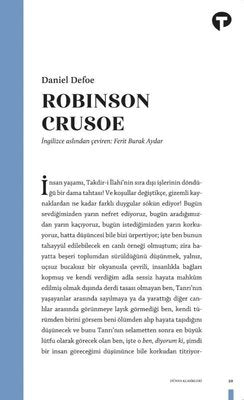 Robinson Crusoe | Turkuvaz Book