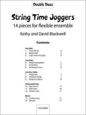 String Time Joggers Double bass part 14 pieces for flexible ensemble (String Time Ensembles) | Oxford University Press