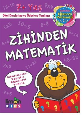 Çıkartmalı Zihinden Matematik-İlk Okul Eğlenceli Matematik | Limonkids