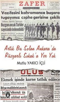 Artık Bu Solan Ankara'da Rüzgarlı Sokak'a Yer Yokv | Dorlion Yayınevi