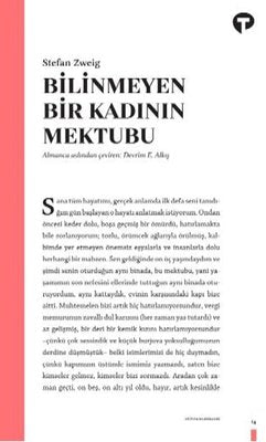 Bilinmeyen Bir Kadının Mektubu | Turkuvaz Kitap