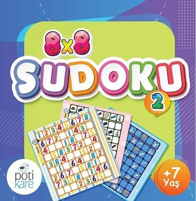 8x8 Çıkartmalı Sudoku-2 | Pötikare Yayınları