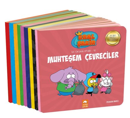 Kral Şakir İlk Okuma Kitapları Seti-10 Kitap Takım | Eksik Parça