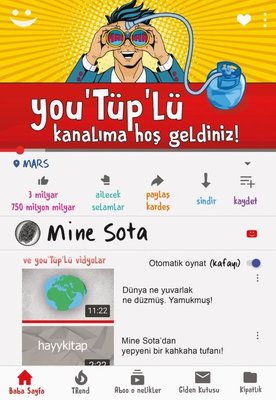Youtüplü Kanalıma Hoşgeldiniz | Hayy Kitap