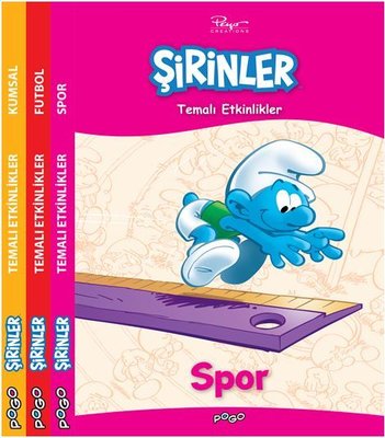 Şirinler Temalı Aktiviteler Seti-3 Kitap Takım | Pogo Çocuk