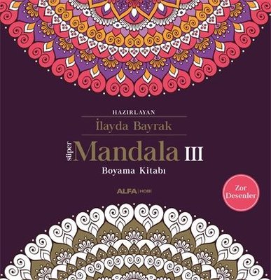 Mandala 3-Boyama Kitabı | Alfa Yayınları