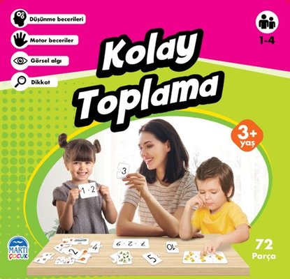 Kolay Toplama-Eğitici Yapboz 3+ Yaş | Martı Yayınları