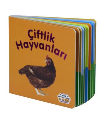 Çiftlik Hayvanları - Mini Karton Kitaplar | 0-6 Yaş Yayınları