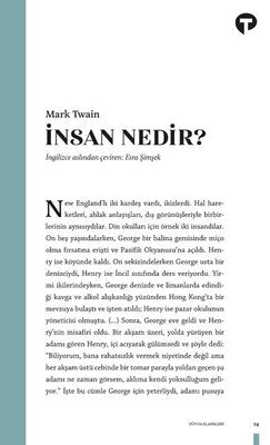 İnsan Nedir? | Turkuvaz Kitap