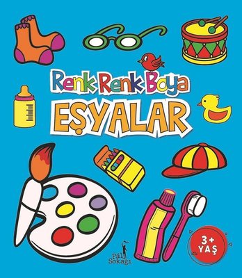 Boyama Kitabı Eşyalar Renk Renk Boya | Pal Sokağı