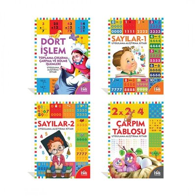 Süper Matematik Seti - 4 Kitap Takım | Halk Kitabevi