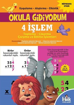 4 İşlem - Okula Gidiyorum | Halk Kitabevi