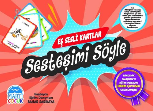 Eş Sesli Kartlar - Sesteşimi Söyle | Martı Yayınları