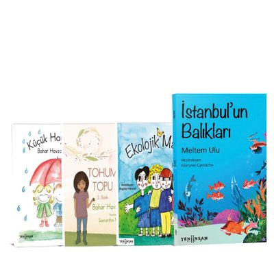 Çocuklar İçin Ekoloji Seti - 4 Kitap Takım | Yeni İnsan Yayınevi (İnce Kapak)