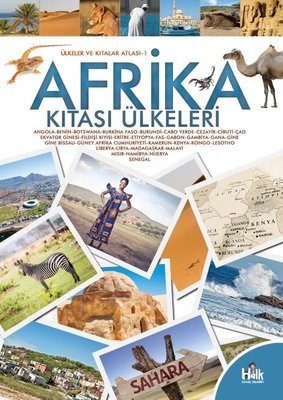 Afrika Kıtası Ülkeleri - Ülkeler ve Kıtalar Atlası 1 | Halk Kitabevi