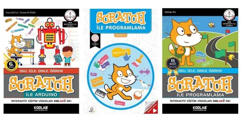 Scratch Eğitim Seti - 3 Kitap Takım | Kodlab (İnce Kapak)