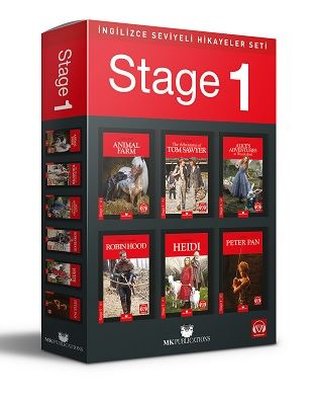 İngilizce Seviyeli Hikayeler Seti - Stage-1 | MK Publications